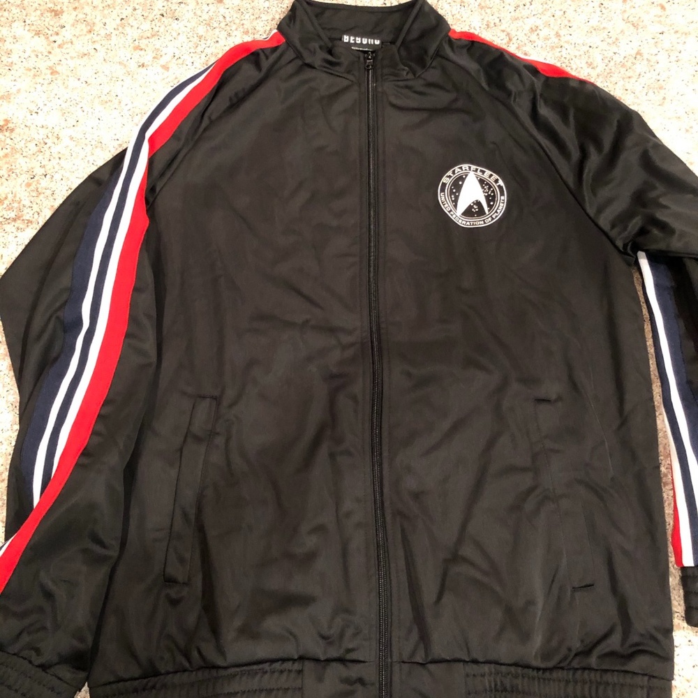 Men's Medium Star Trek Running Jacket
